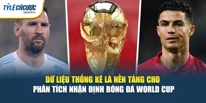 Dữ liệu thống kê là nền tảng cho phân tích nhận định bóng đá World Cup