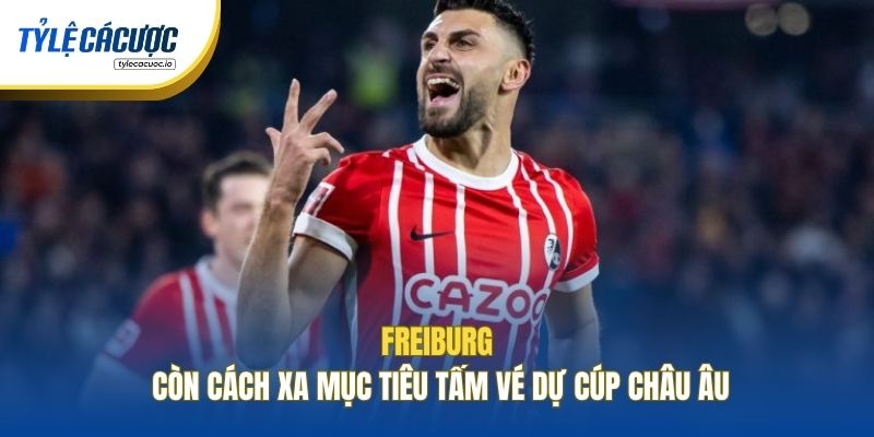 Freiburg còn cách xa mục tiêu tấm vé dự Cúp Châu Âu
