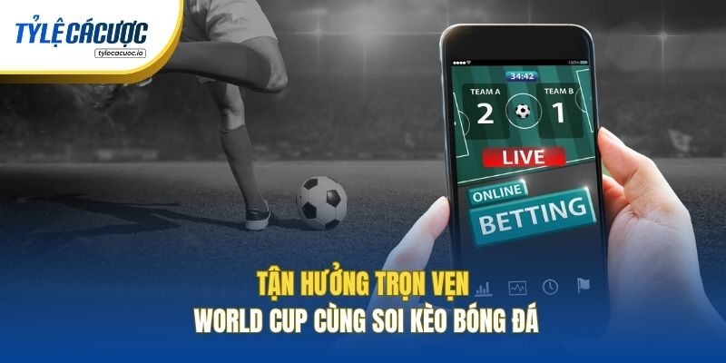 Tận hưởng trọn vẹn World Cup cùng Soi Kèo Bóng Đá